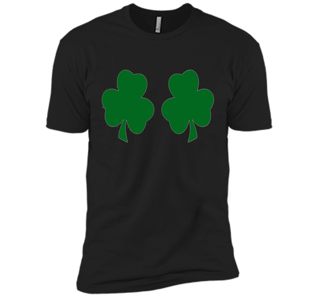 Irish Shamrock Boobs Funny St. Paddy's Day T-shirt