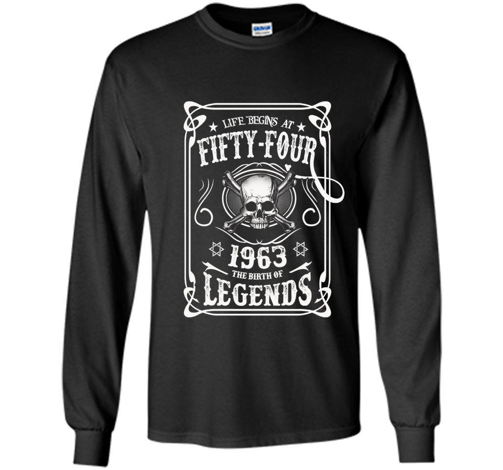 Life begins at 54 - 1963 - the birth of legends (v.2017) t-shirt