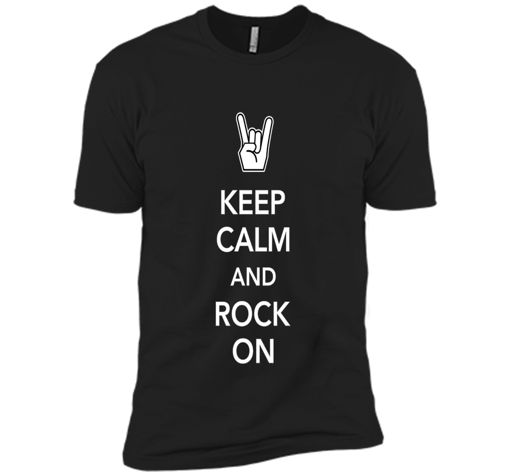 Keep Calm And Rock ON Metal T-Shirt