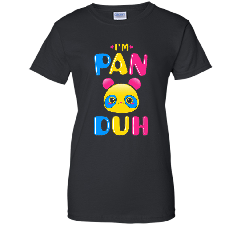 Pansexual Shirt Funny Gay Pride LGBT I'm Pan Duh Panda