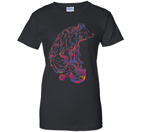 Bear Riding Bicycle T-Shirt
