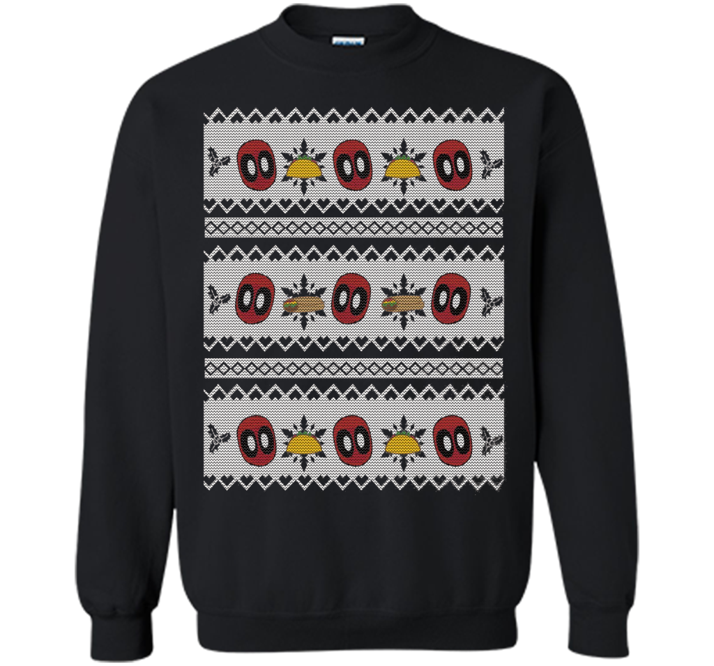 Deadpool Taco Ugly Christmas Sweater Graphic T-Shirt