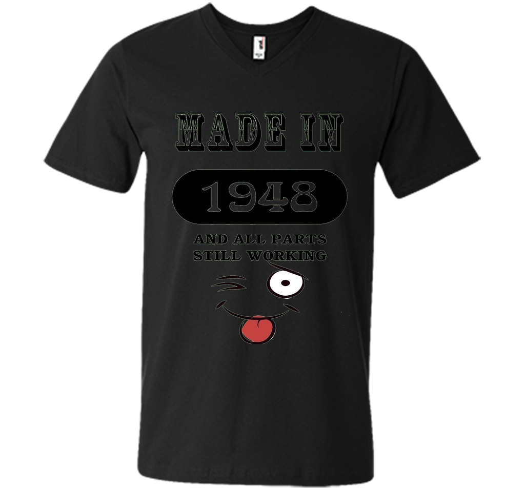 68th Birthday Gift Made in 1948 Funny Ladies Gentlemans T-Sh