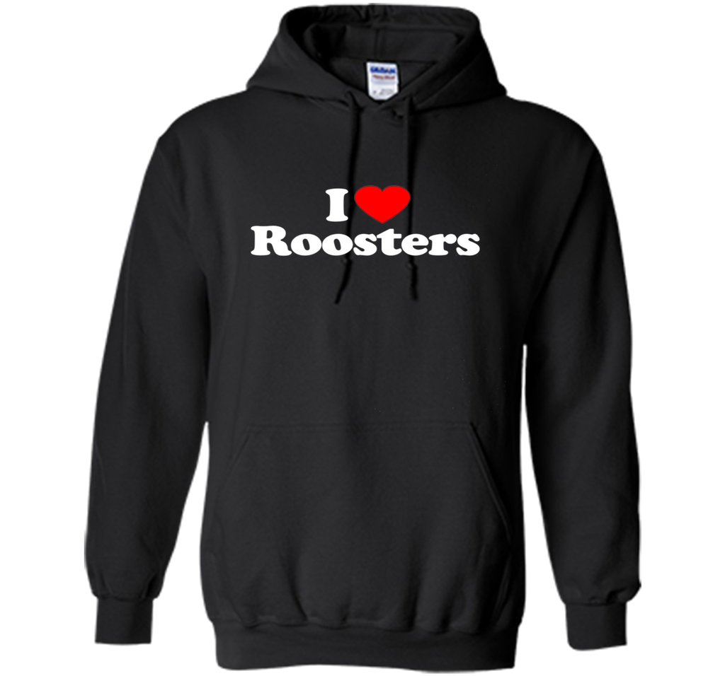 I Love Heart Roosters Funny T-Shirt