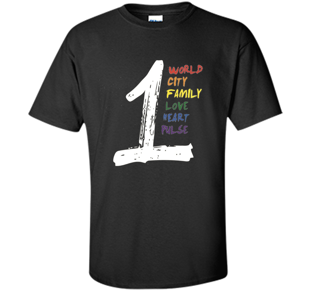 One pulse T-shirt - World City Family Love Heart Pulse