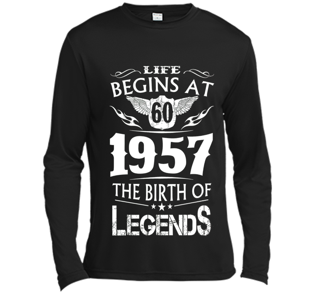 Life Begins At 60 1957 The Birth Of Legends Tshirt cool shirt