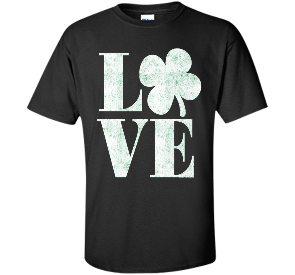 Cute Vintage Love Shamrock St. Patrick's Day Shirt