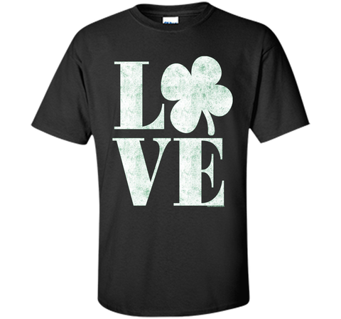 Cute Vintage Love Shamrock St. Patrick's Day Shirt