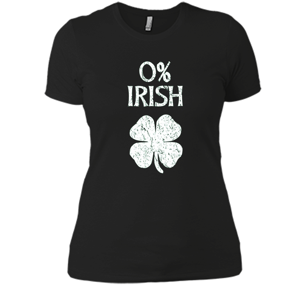 Short-Sleeve Unisex St. Patrick's Day T-Shirt with 0% Irish Screenprint