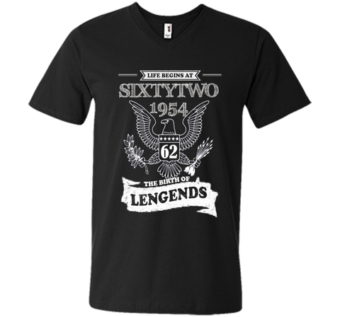 1954 Life Begins At Sixty-two The Birth Of Legends! t-shirt