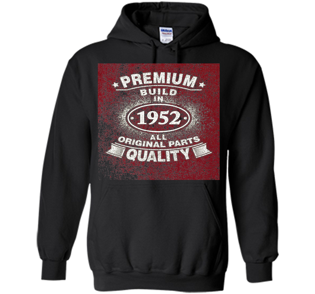 64 Years Old Build In 1952 Birthday Distressed Gift T-Shirt