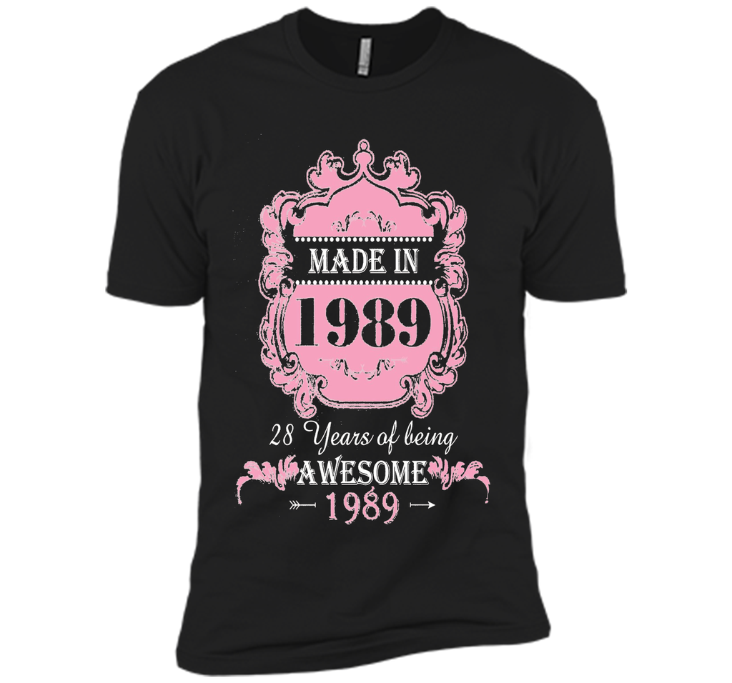 Made In 1989 T Shirt- 28 Years Old Shirt 28th Birthday Gift