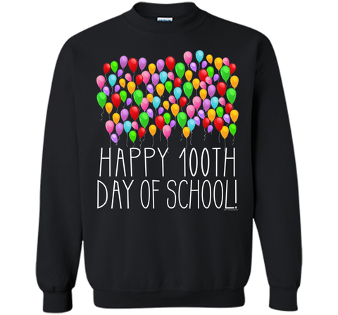 Count them 100 Balloons 100th Day of School Teacher T-Shirt