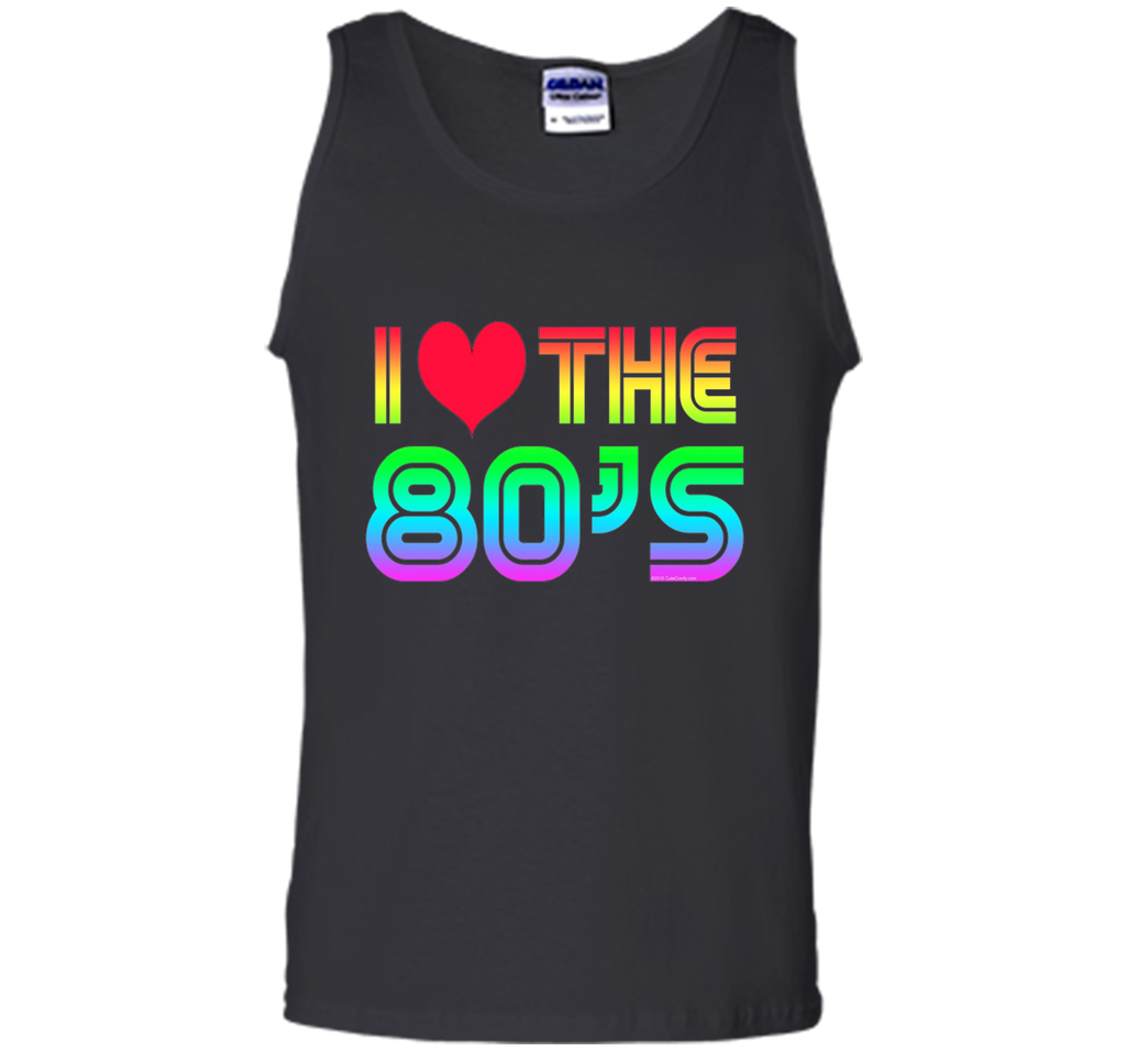 I Love the 80's Eighties Gaming Rainbow T-Shirt