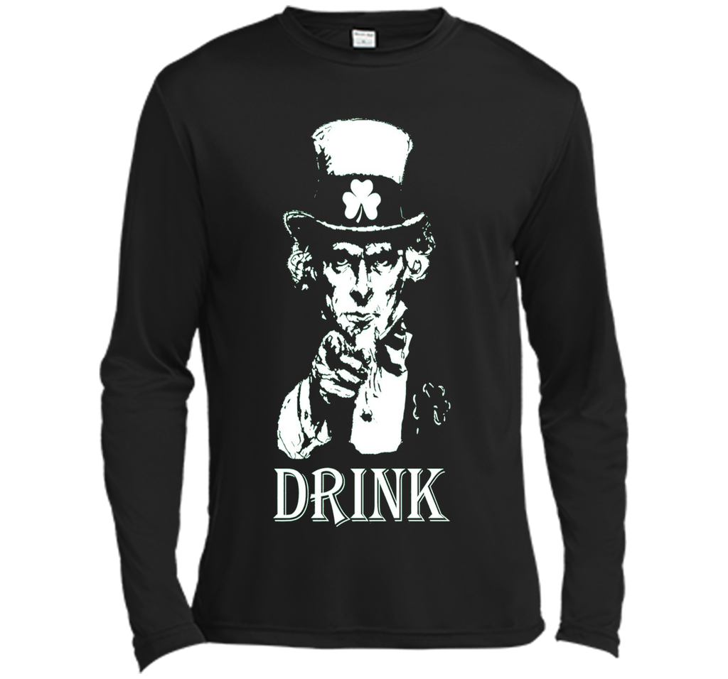 Irish Leprechaun Uncle Sam St Patricks Day Funny T-Shirt