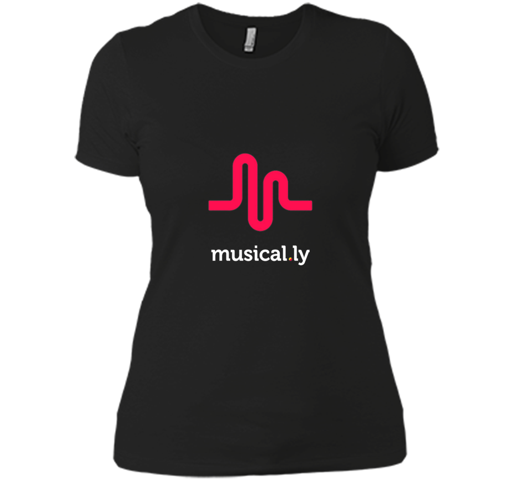 musical.ly wave classic T-Shirt (Fitted Cut)