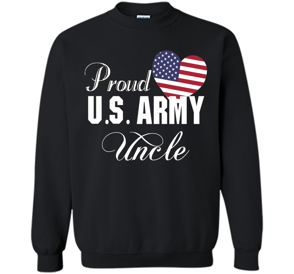 Gift for Father's Day - Proud U.S. Army Uncle Heart T-shirt