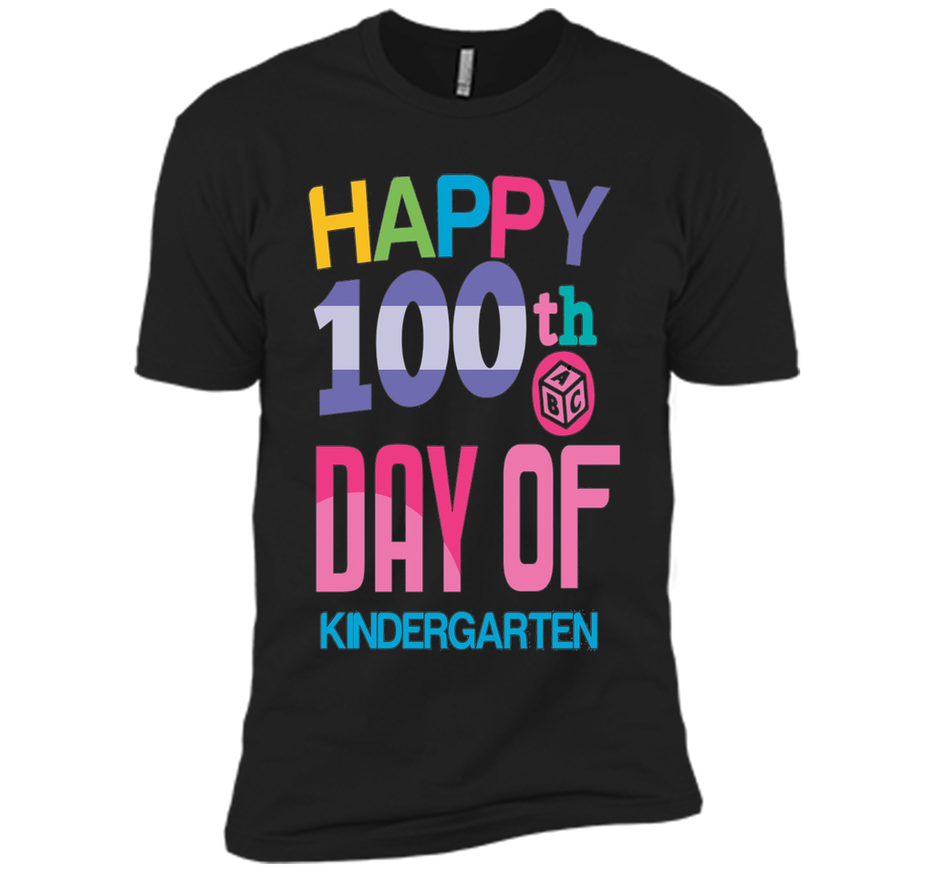 Happy 100th Day of Kindergarten School T-shirt Teacher Tee