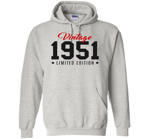 65th Birthday Gift T-Shirt Vintage 1951 Limited Edition Red