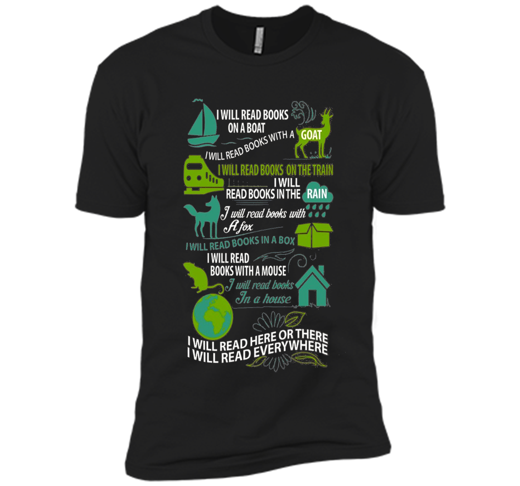 Read Books Shirt - I Will Read Books On A Boat, I Will ...