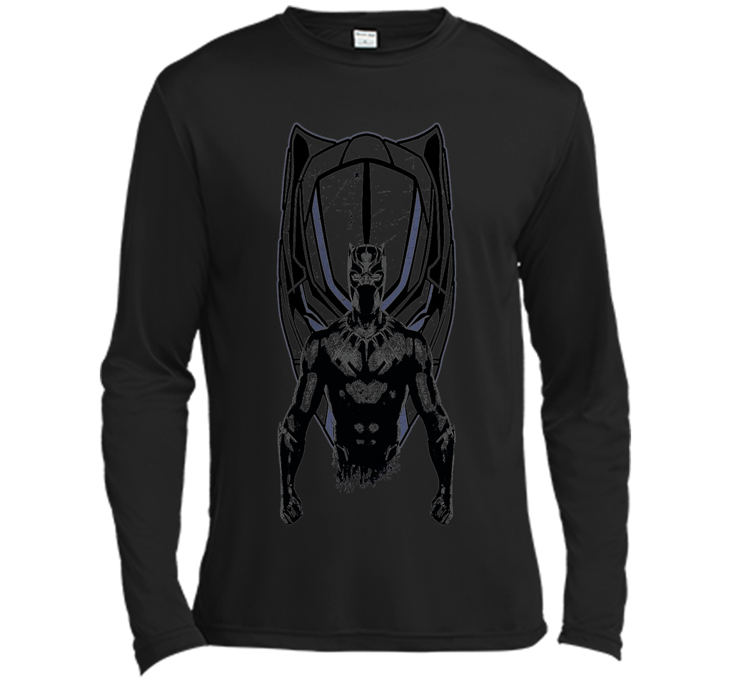 Marvel Black Panther Mask Black Graphic T-Shirt