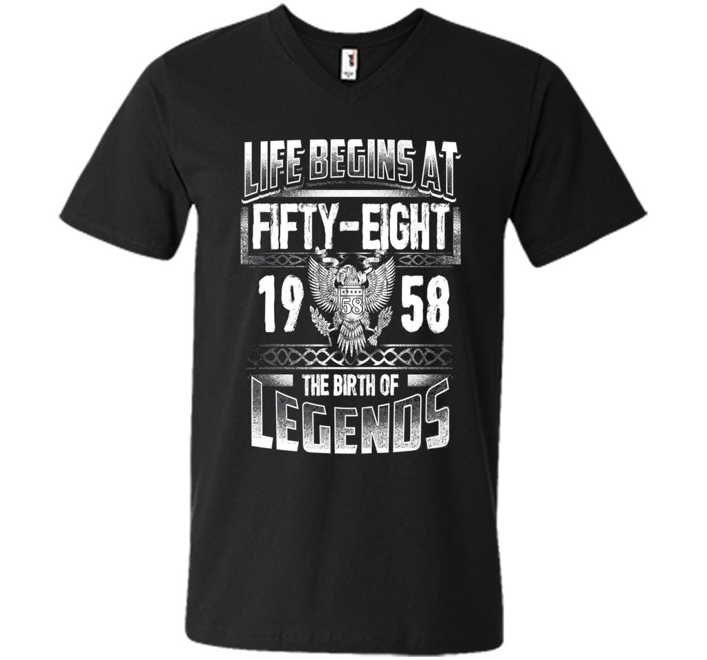 Life Begins At 58 - 1958 The Birth Of Legend T-Shirts Gifts