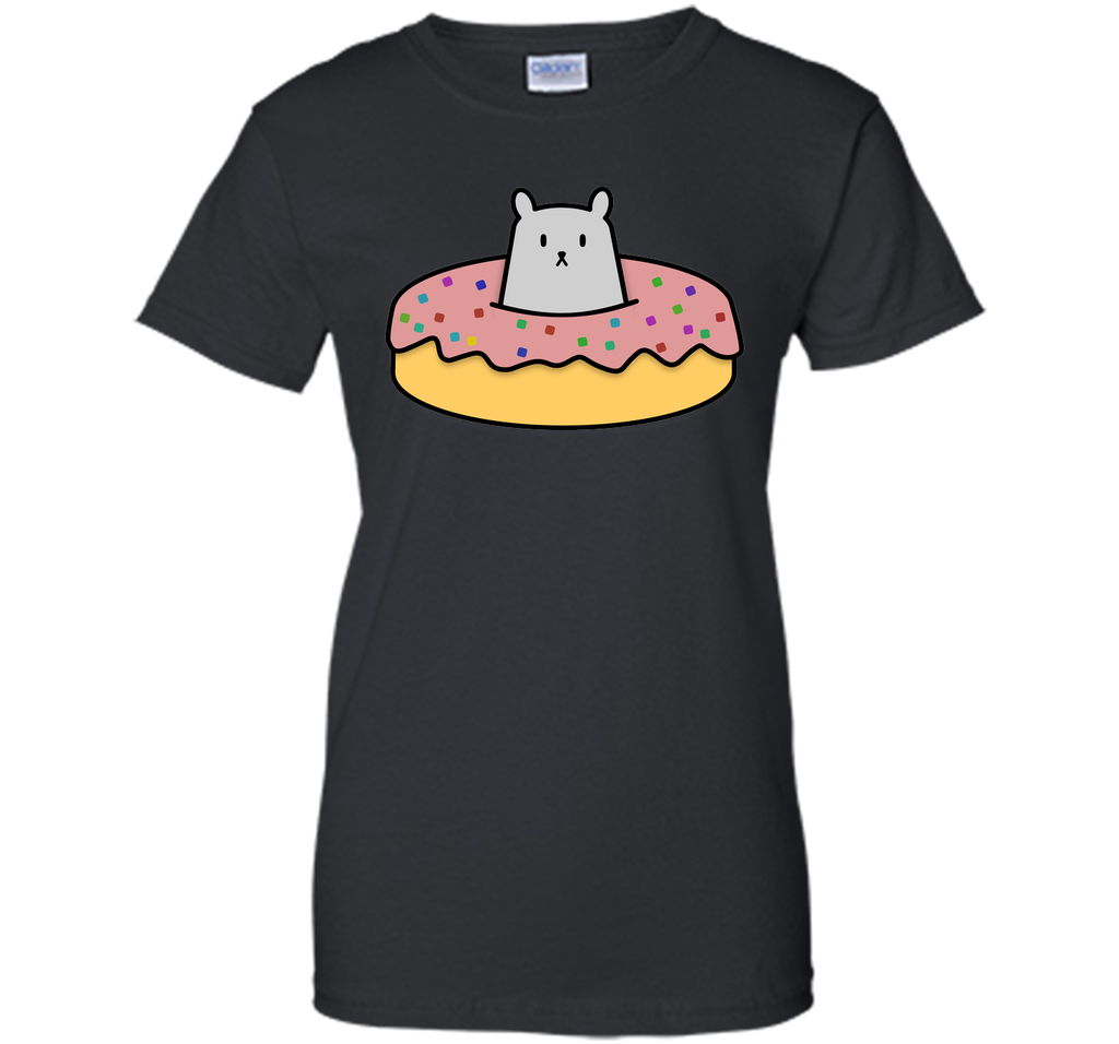 Donut T-Shirt With A Cute Creature T-Shirt