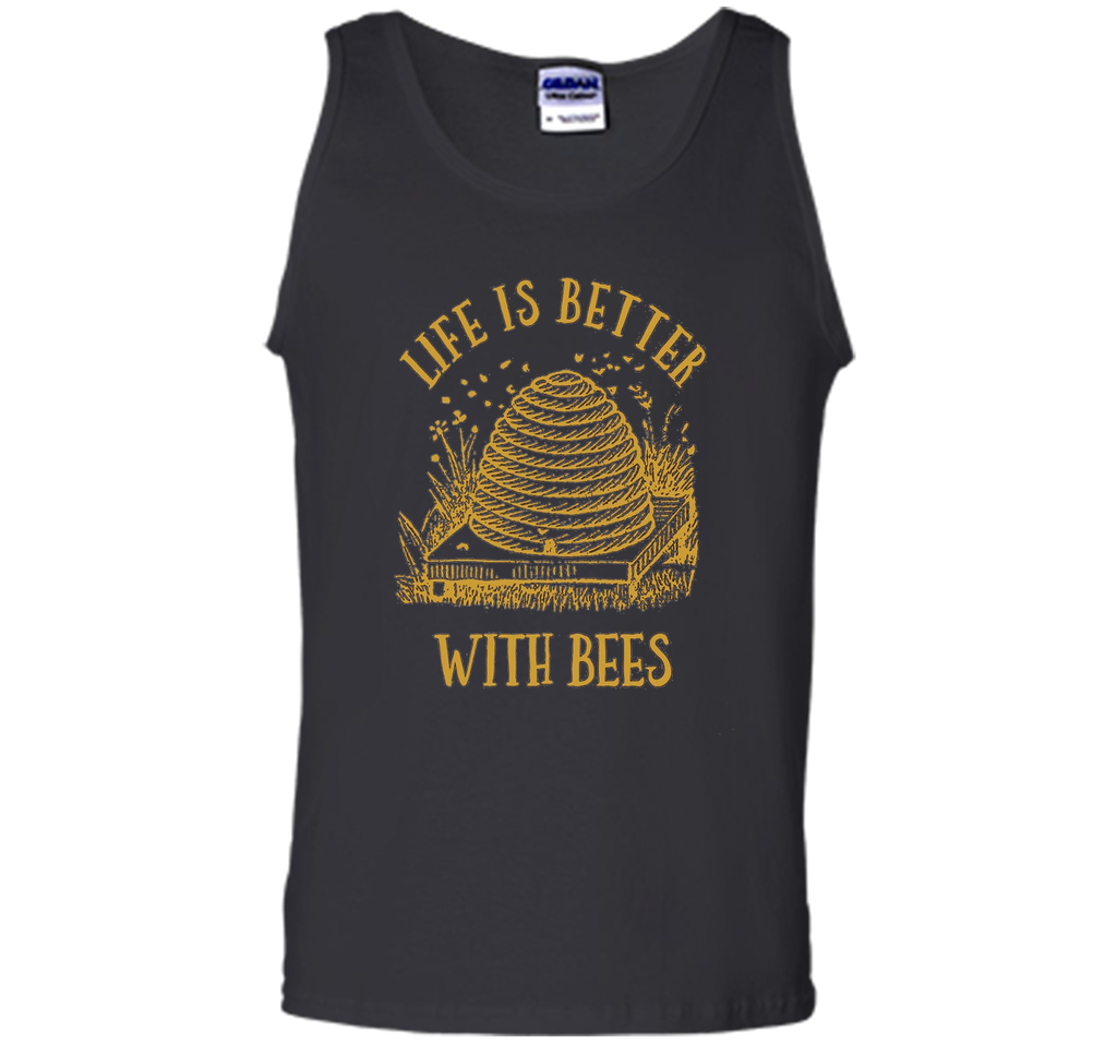Vintage Beehive Life Is Better With Bees T-Shirt
