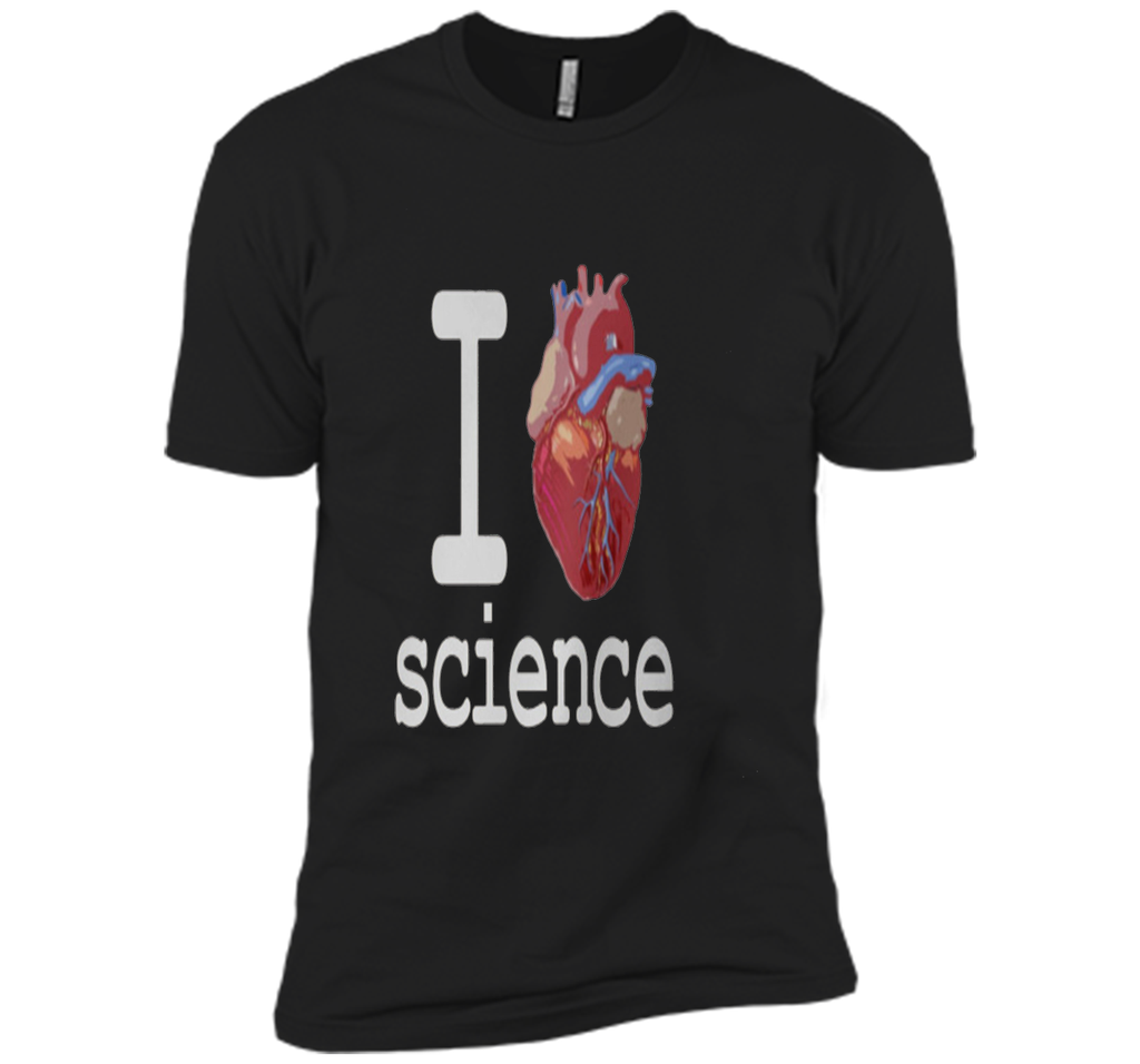 I Love Heart Science T Shirt - Biology Tee Tshirt Teacher