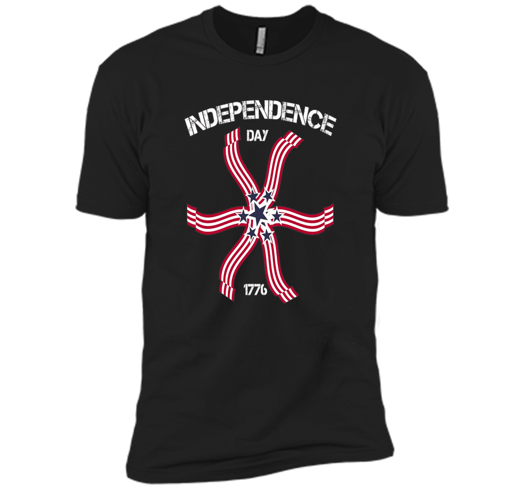 Independence Day American Flag Pinwheel T shirt