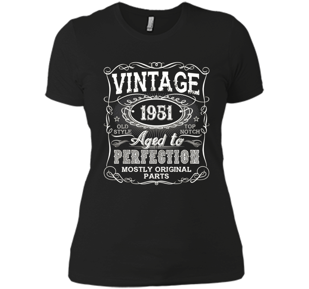 Vintage 1951 Aged To Perfection Tshirt 65th Birthday Gifts