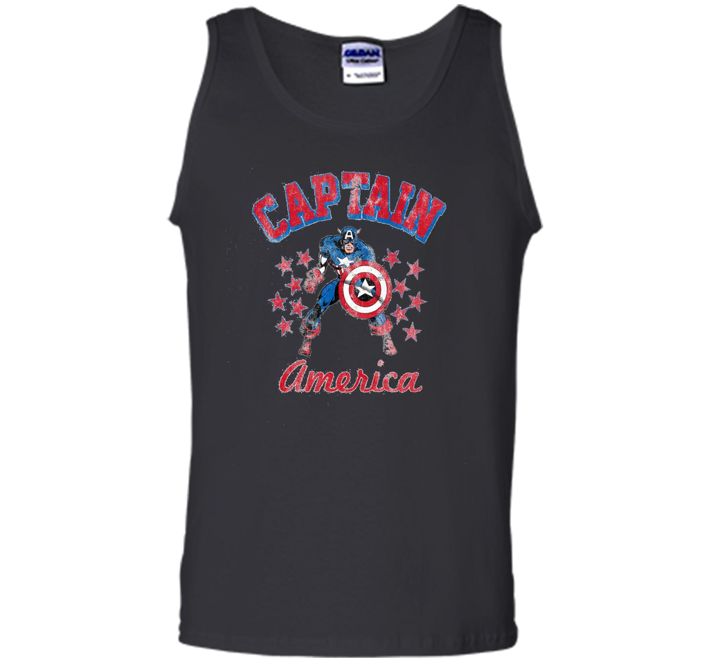 Classic Captain America Stars Graphic T-Shirt