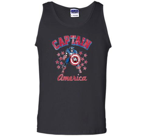 Classic Captain America Stars Graphic T-Shirt