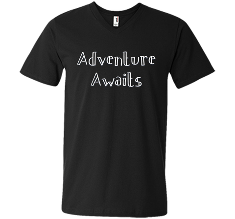 Adventure Awaits Motivational Hiking T Shirt