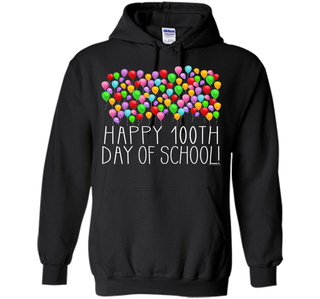 Count them 100 Balloons 100th Day of School Teacher T-Shirt