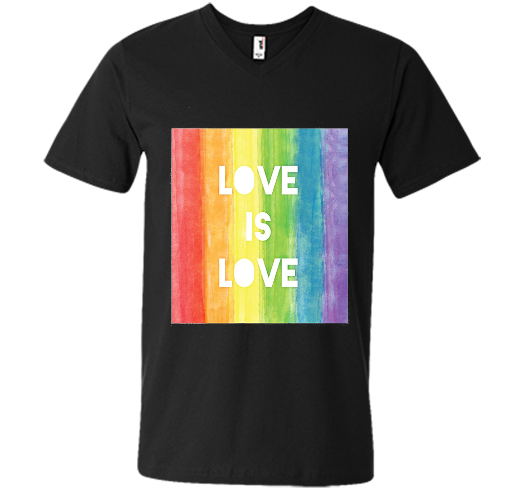 Love Is Love Gay Lesbian LGBT Pride Rainbow T-Shirt