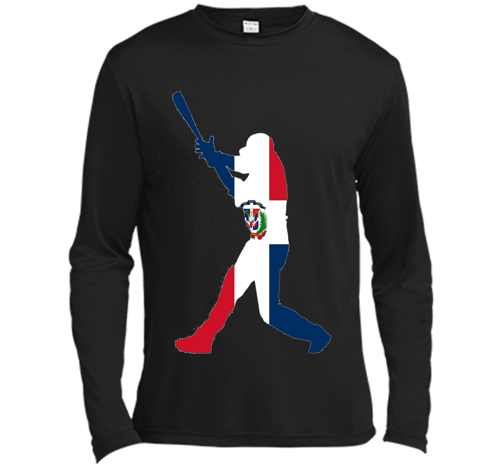 Dominican Republic Baseball Flag Shirt