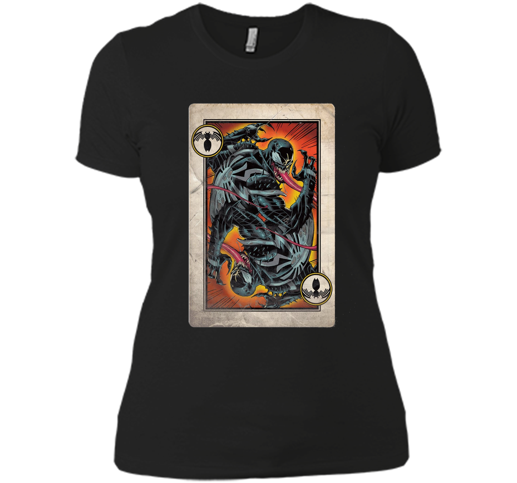 Venom Playing Card Graphic T-Shirt
