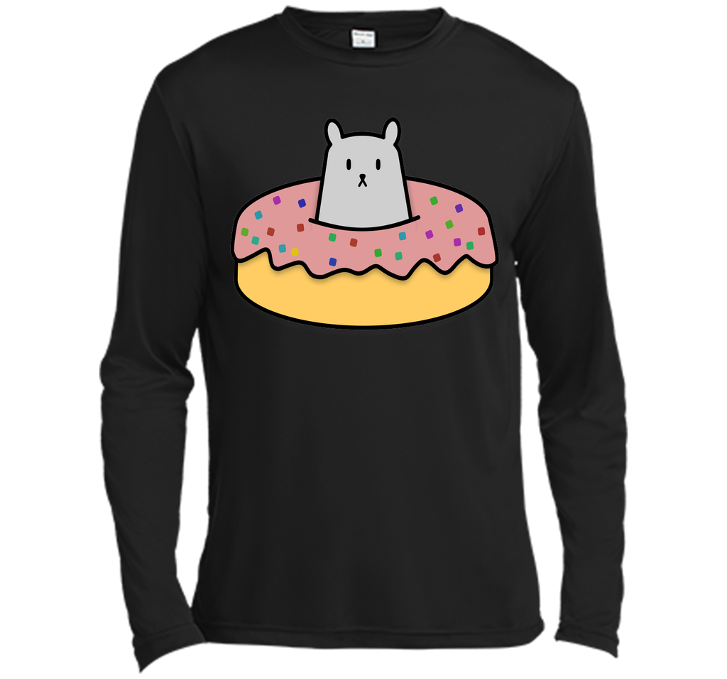 Donut T-Shirt With A Cute Creature T-Shirt
