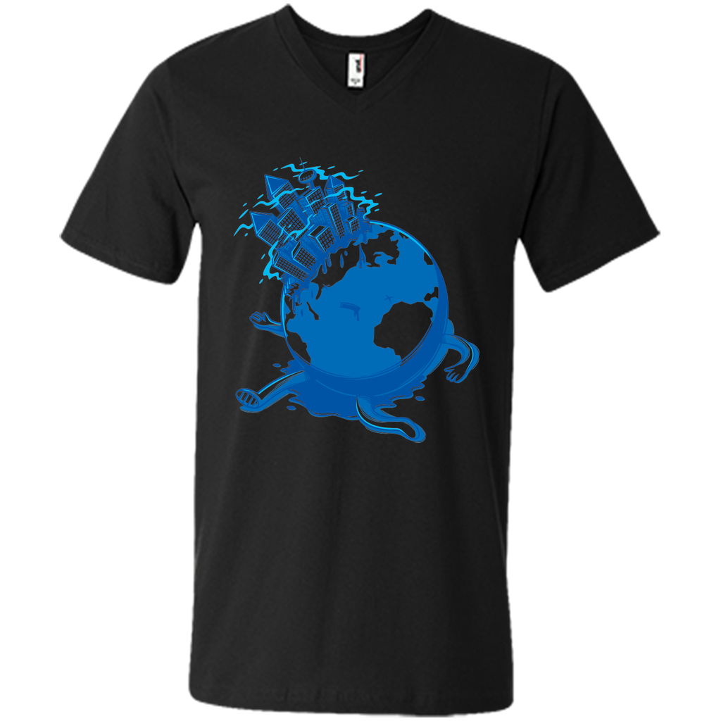 Dying planet-Cartoon graphic T-Shirt