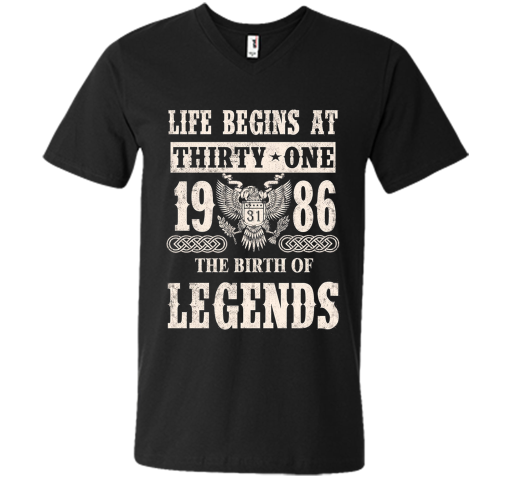 Life Begin At Thirty-One 1986 T Shirt