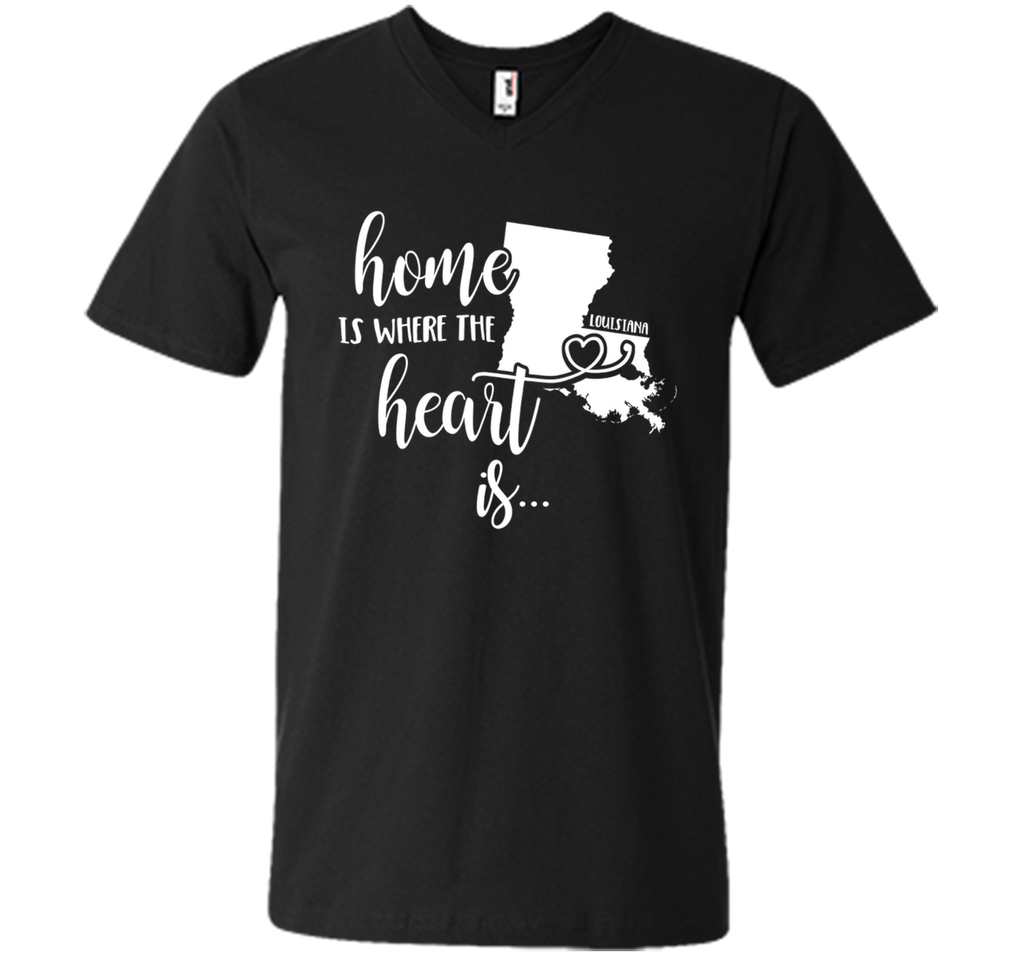 Louisiana Home T-Shirt - Home is Where the Heart Is!