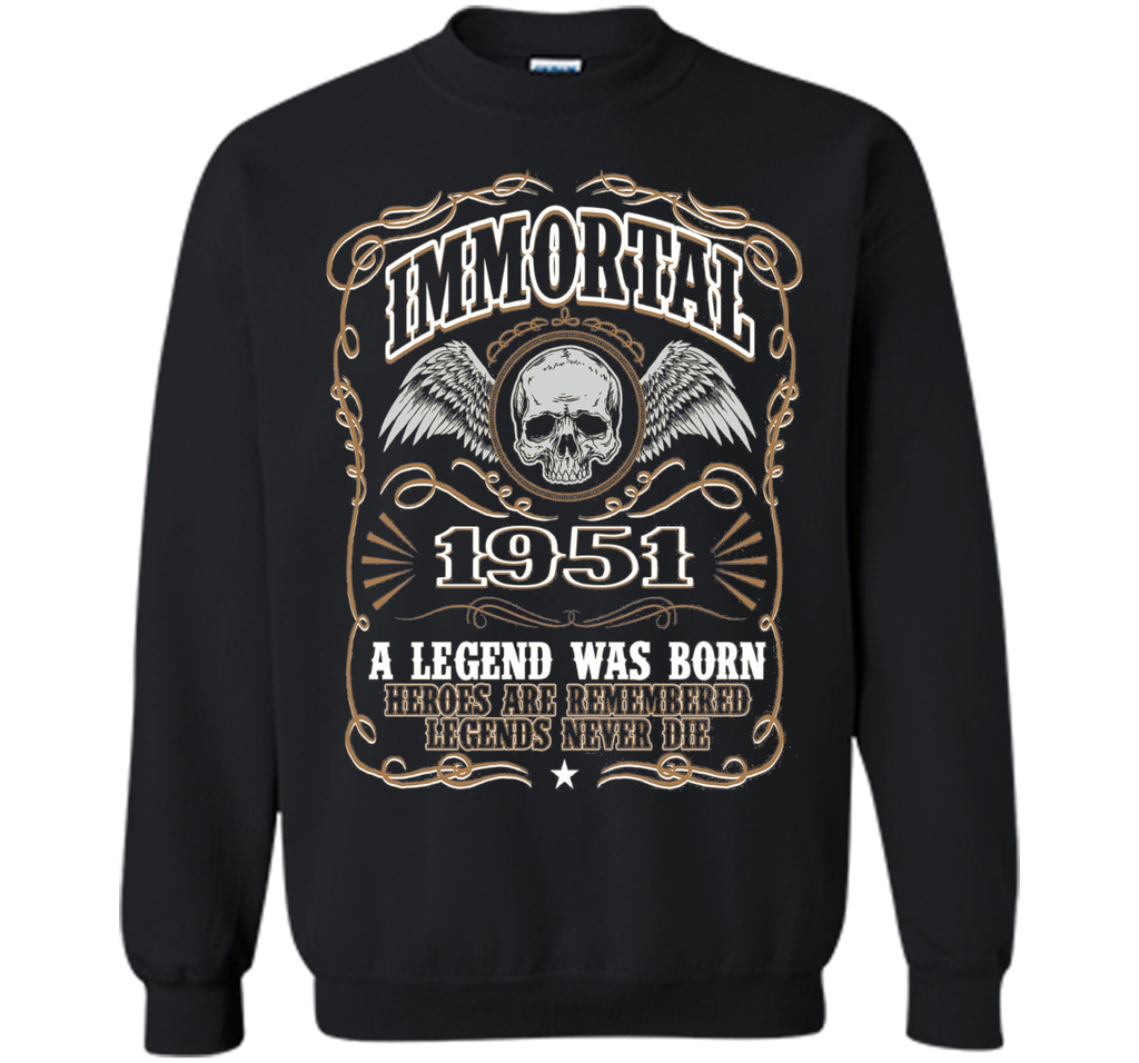 Immortal 1951 T-Shirt. 65th Birthday Gift For Men.