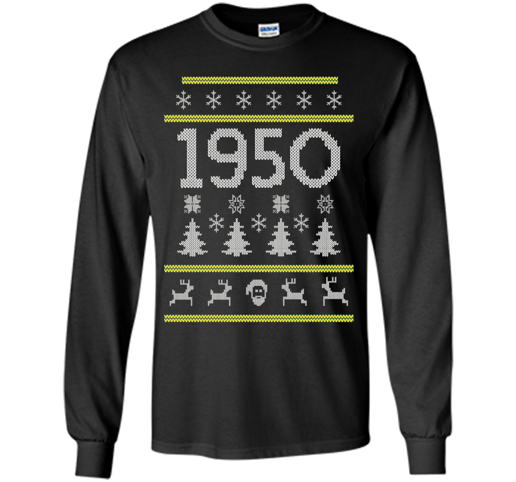 1950 Ugly Christmas Sweater Birthday Gift T-Shirt