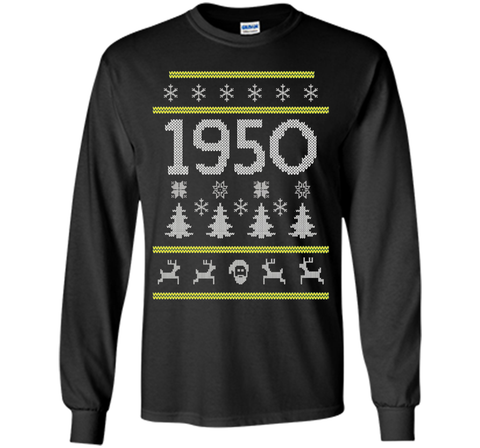 1950 Ugly Christmas Sweater Birthday Gift T-Shirt