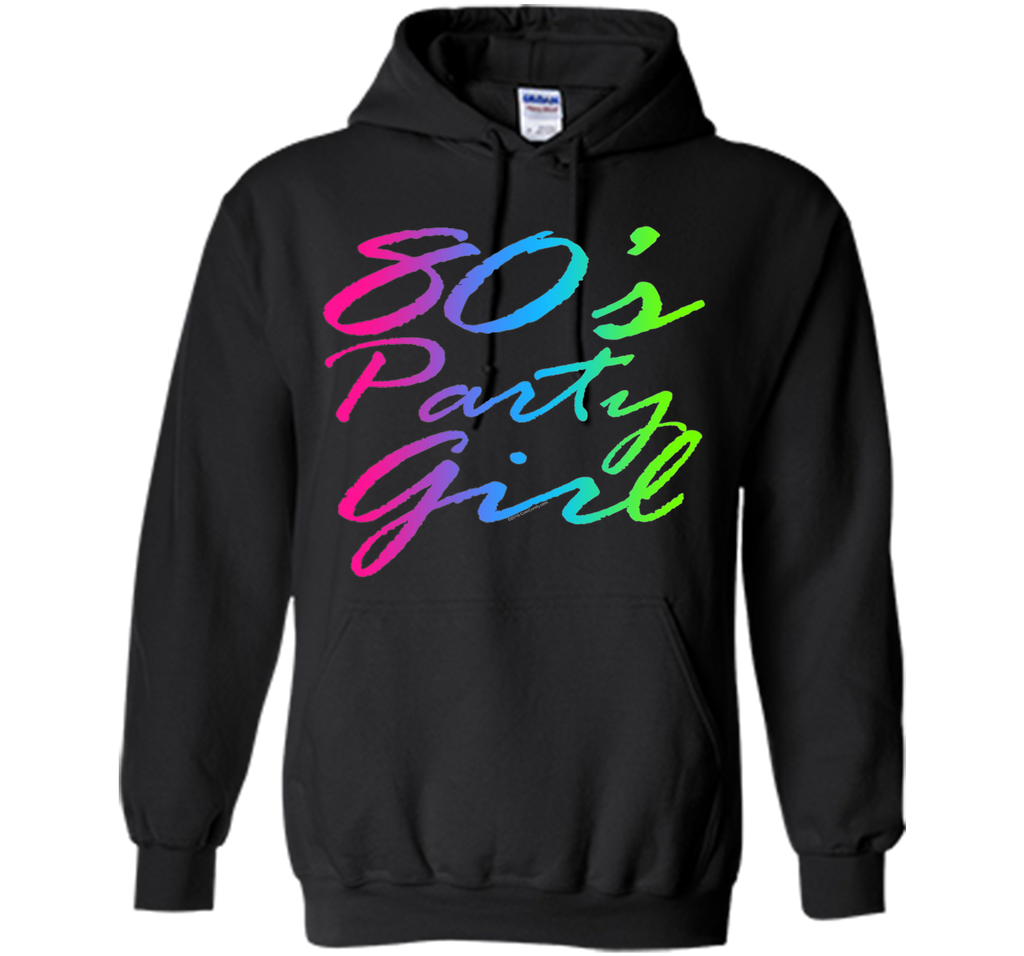 80s Party Girl Neon Retro Halloween Costume 1980s T-Shirt