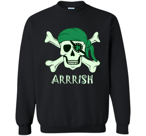 Arrish Irish Pirate St Patricks Day Shirt- Funny Irish Shirt