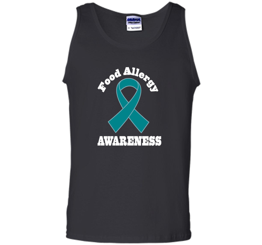 Food Allergy Awareness Teal Ribbon T-shirt