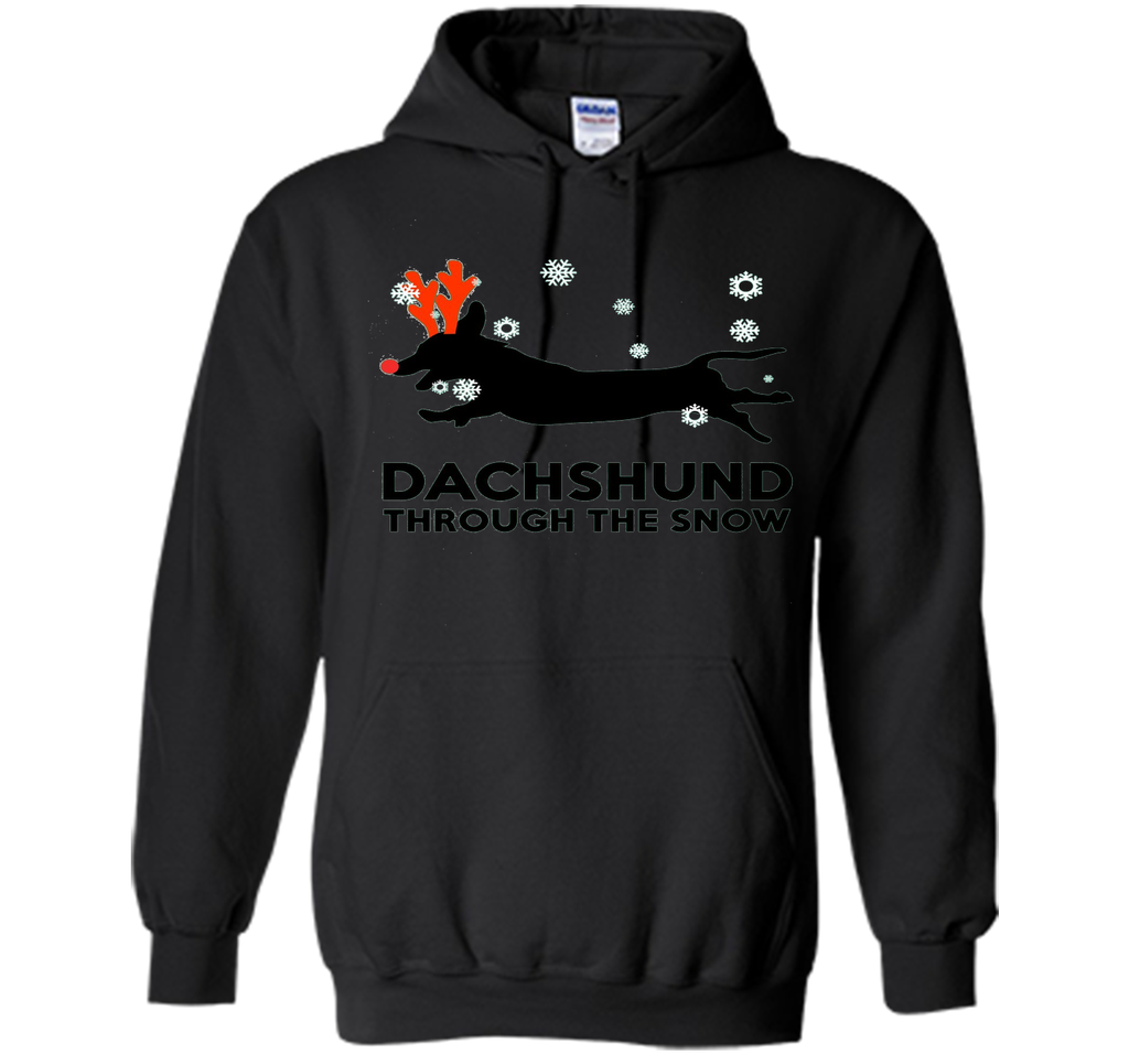 Dachshund Through The Snow Shirt Xmas Christmas Shirts