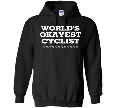 WORLD'S OKAYEST CYCLIST T SHIRT